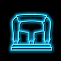 three-hole punch neon glow icon illustration Royalty Free Stock Photo