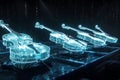 Digital Violins Futuristic String Quartet, Holographic Music