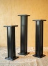 Three home decor wooden stand for show piece