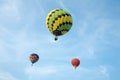 Three Hot Air Balloons Royalty Free Stock Photo