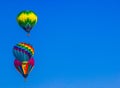 Three Hot Air Balloons Royalty Free Stock Photo