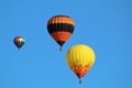 Three Hot Air Balloons Royalty Free Stock Photo