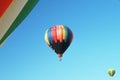 Three hot air baloons Royalty Free Stock Photo