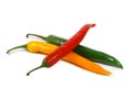 Three hot pepper Royalty Free Stock Photo