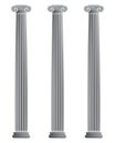 Three Ionic Columns