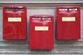 Three italian mail box