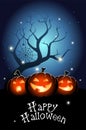 Three Jack O`Lanterns