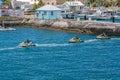 Three Jet Skis Leaving Bermuda Dockyard