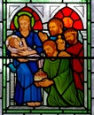 Three Kings Visiting Baby Jesus