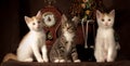 Three kitten Royalty Free Stock Photo