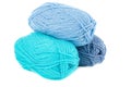 Three yarn clews Royalty Free Stock Photo