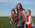 Three laughing girls