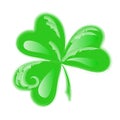 Three Leaf Clover vector Royalty Free Stock Photo