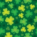 Three leaf clover seamless background 2