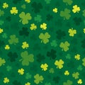 Three leaf clover seamless background 4