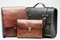 Three leather bag