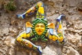 The three-legged symbol of Sicily: Trinacria Royalty Free Stock Photo