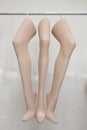 Three legs of mannequins Royalty Free Stock Photo