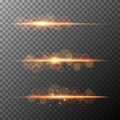 Three light beems on gray background Royalty Free Stock Photo