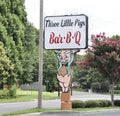 Three Little Pigs Bar-B-Q Sign, Memphis, TN