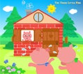 The three little pigs 9: scared piglets