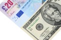 Three Major Currencies - close up