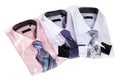 Three man's shirts Royalty Free Stock Photo