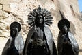 The Three Marys, group of sculptures by the sculptor Juan Jose Quiros, Elche, Spain, Europe, Die drei Marien, Skulpturengruppe von Royalty Free Stock Photo