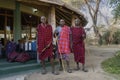 Three Masai Porters in Tanzania