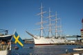 Three masted Barque Viking. Gothenburg Sweden.