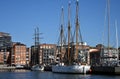 Big sailing ships in Sweden. Royalty Free Stock Photo