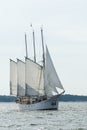 Three-masted schooner Najaden Royalty Free Stock Photo