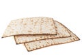Three Matzot Isolated Royalty Free Stock Photo