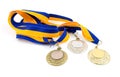 Three medals