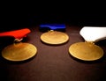 Three Medals Royalty Free Stock Photo