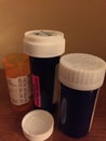 Three Medicine Pill Bottles