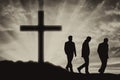 Three men Atheists Royalty Free Stock Photo