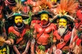 Three men in Papua New Guinea