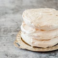 Meringue Layers for Pavlova Cake