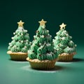 Miniature Christmas Tree Cupcakes: Festive And Delicious Holiday Treats