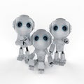 Three mini robots