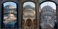 Three mosques in Istanbul Royalty Free Stock Photo