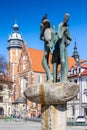 The Three Musicians Sculpture, Corpus Christi Basilica, Kazimierz district, KrakÃÂ³w, UNESCO, Poland