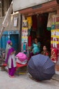 Three Nepalese women of Kathmandu, Nepal