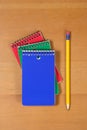Three Note Pads Royalty Free Stock Photo
