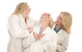 Three nurses medical females with happy expression