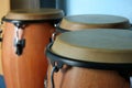 Three old bongos Royalty Free Stock Photo