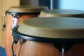 Three old bongos Royalty Free Stock Photo