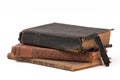 Three old books Royalty Free Stock Photo