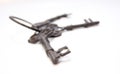 An old key in focus Royalty Free Stock Photo